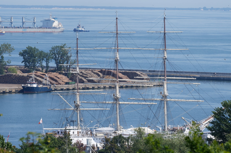 Dar Pomorza, a museum ship at the Port of Gdynia